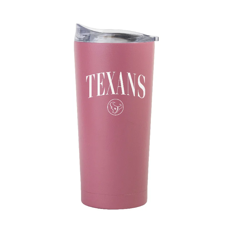 Team Mug With Metallic Finish-Houston Texans 20oz Cinch Berry Powder Coat Tumbler