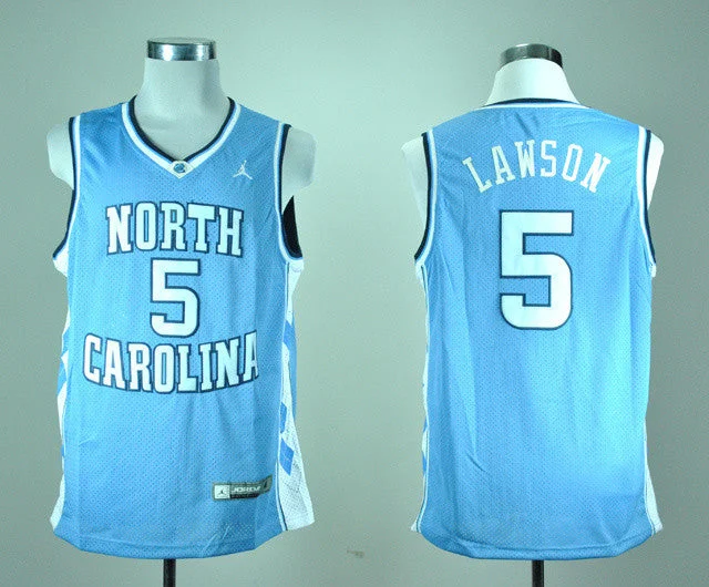 Basketball Jersey With A Modern Twist-North Carolina Tar Heels Ty Lawson 5 Blue Basketball Jerseys