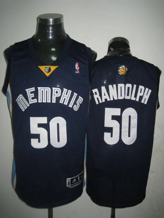 Basketball Jersey Cool Look-Grizzlies 50 Randolph Blue Basketball Jerseys