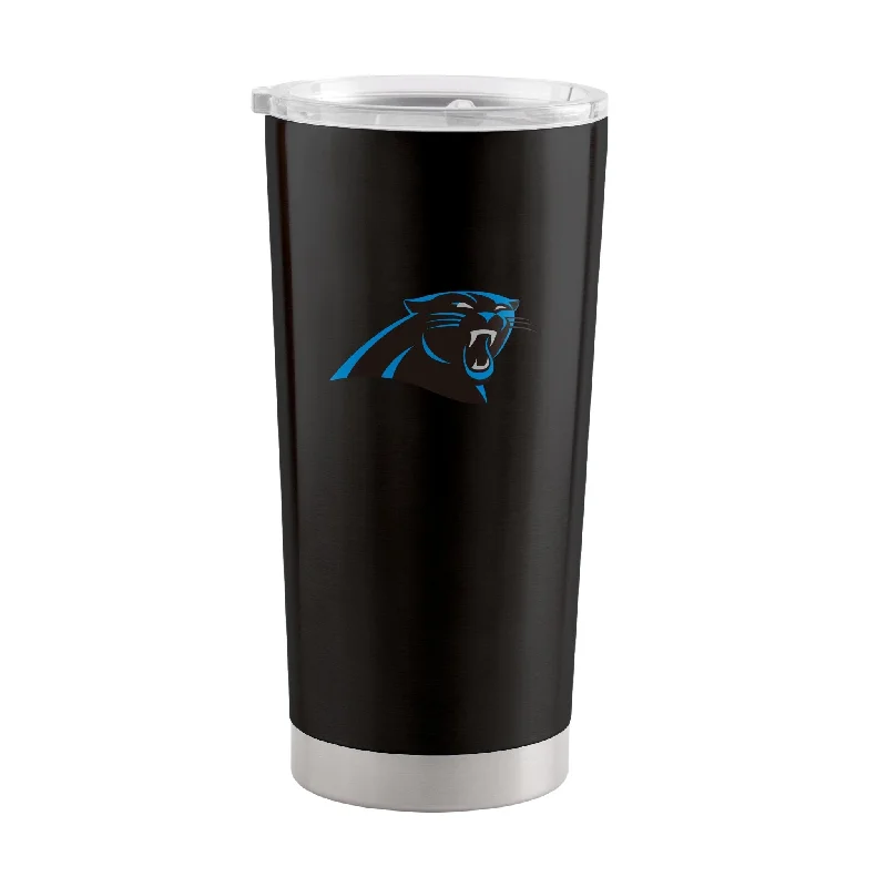 Team Mug With Metallic Finish-Carolina Panthers 20oz Stainless Tumbler