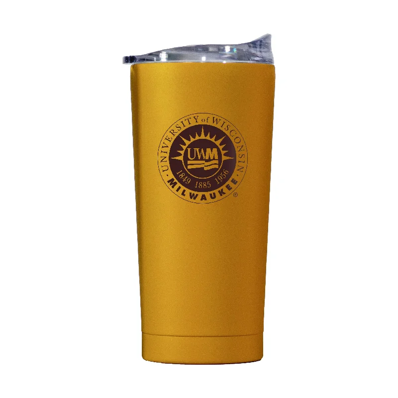 Team Mug Personalized-Wisconsin Milwaukee Oak 20oz Powder Coat Tumbler