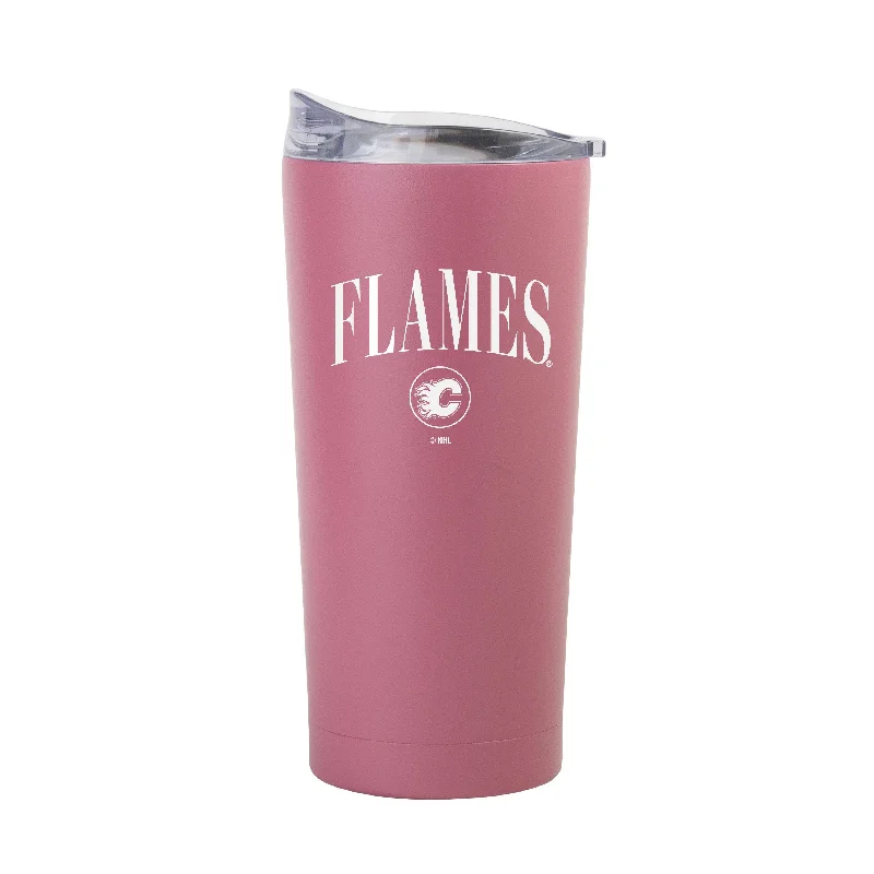 Team Mug With LED Light-Calgary Flames 20oz Cinch Berry Powder Coat Tumbler