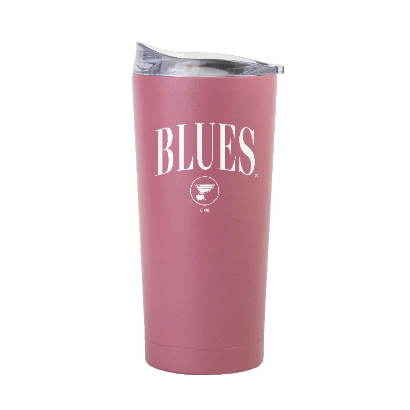 Team Mug For Thanksgiving-St. Louis Blues 20oz Cinch Berry Powder Coat Tumbler