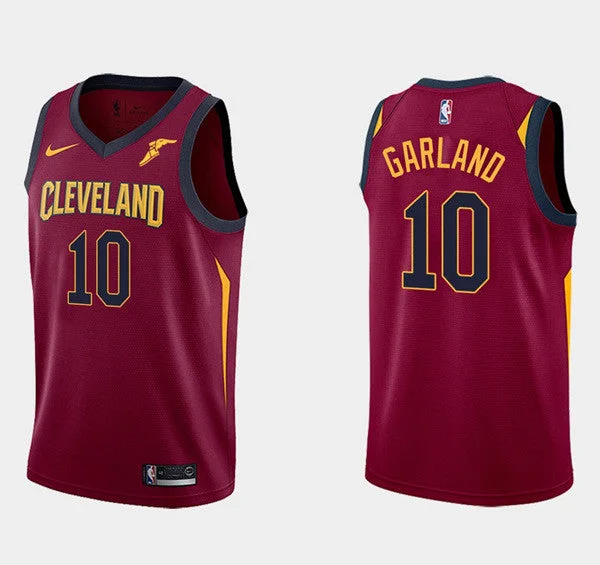 Basketball Jersey Premium Sportswear-Men's Cleveland Cavaliers #10 Darius Garland Basketball Red Swingman Icon Stitched Basketball Jersey