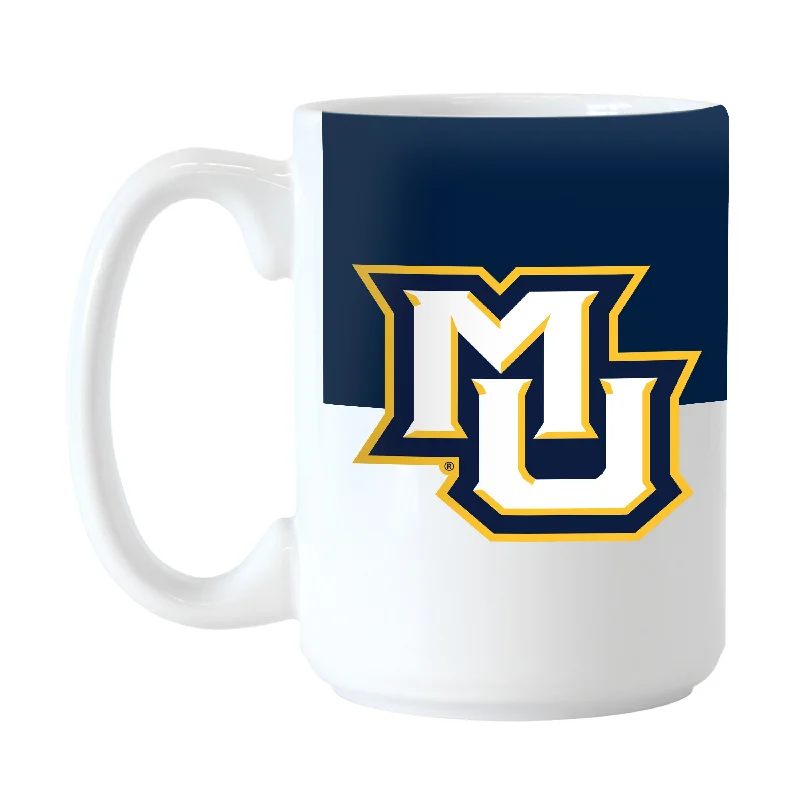 Team Mug Gift Box-Marquette 15oz Colorblock Sublimated Mug