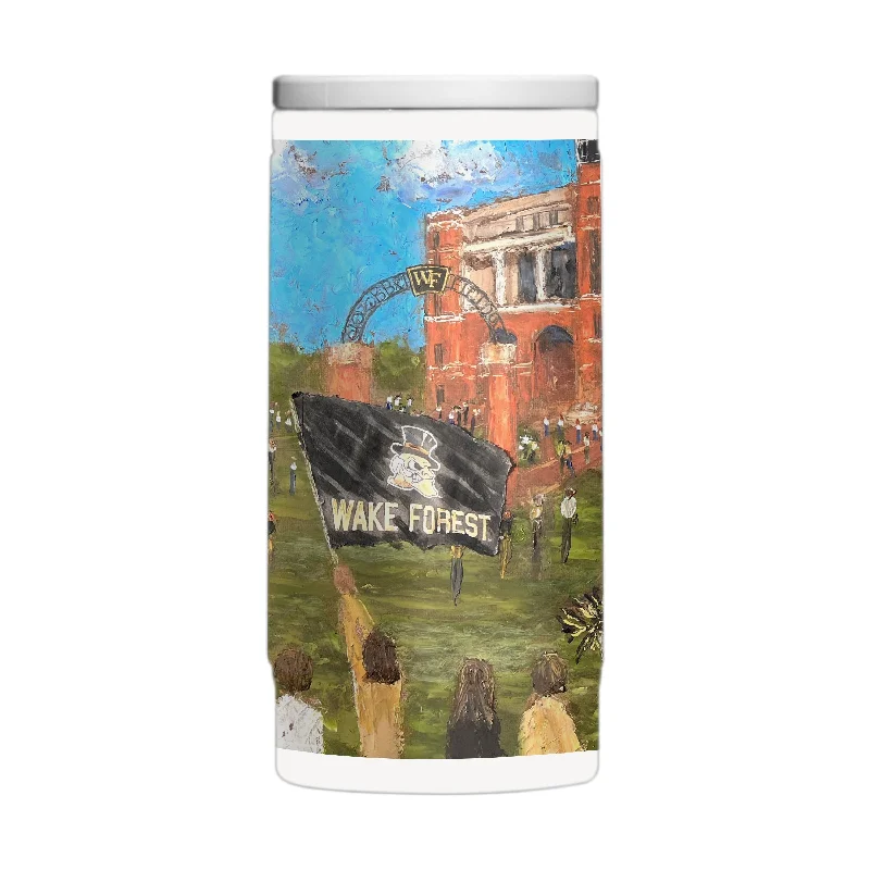 Team Mug Top-Rated-Wake Forest 12oz Collector Powder Coat Slim Can Coolie