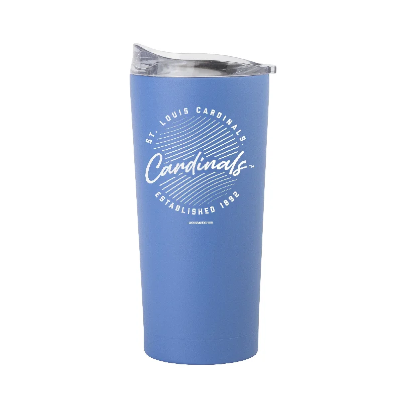 Team Mug Crafted For Perfection-St. Louis Cardinals 20oz Retro Script Arctic Powder Coat Tumbler