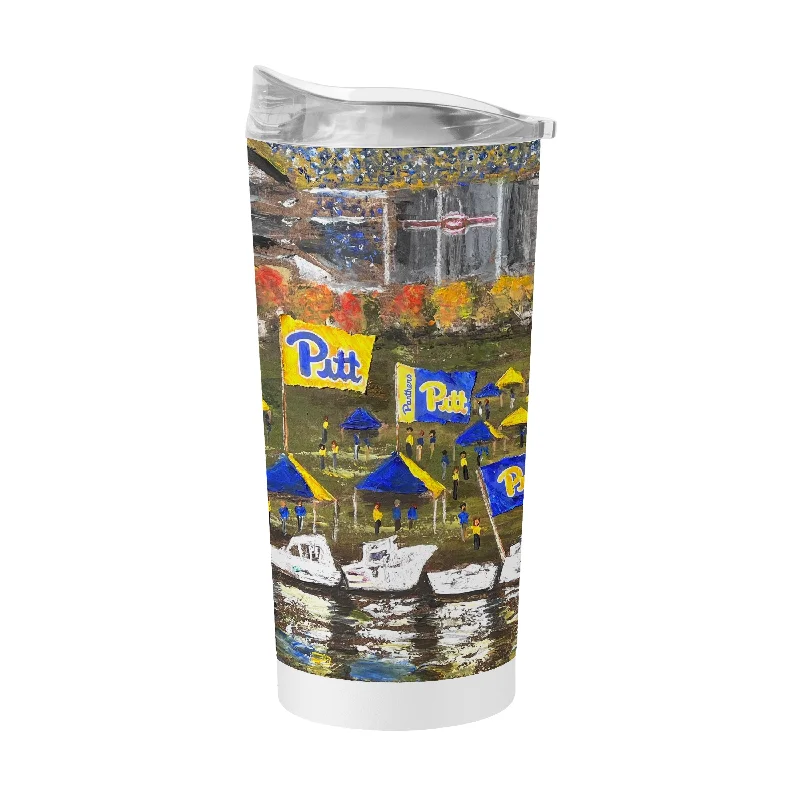 Team Mug For Camping-Pittsburgh 20oz Collector Powder Coat Tumbler