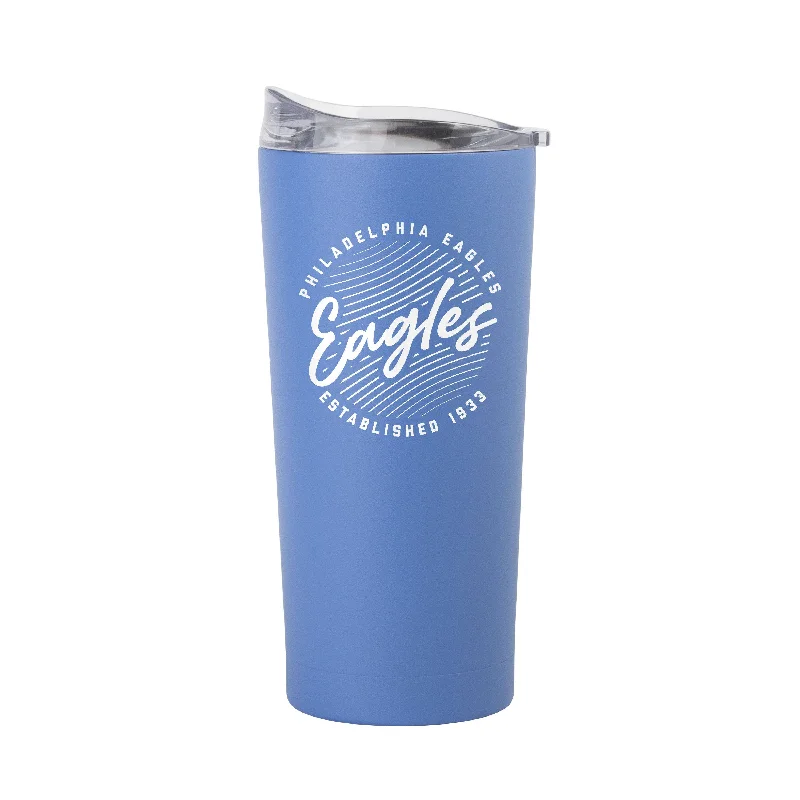 Team Mug For Writers-Philadelphia Eagles 20oz Retro Script Arctic Powder Coat Tumbler