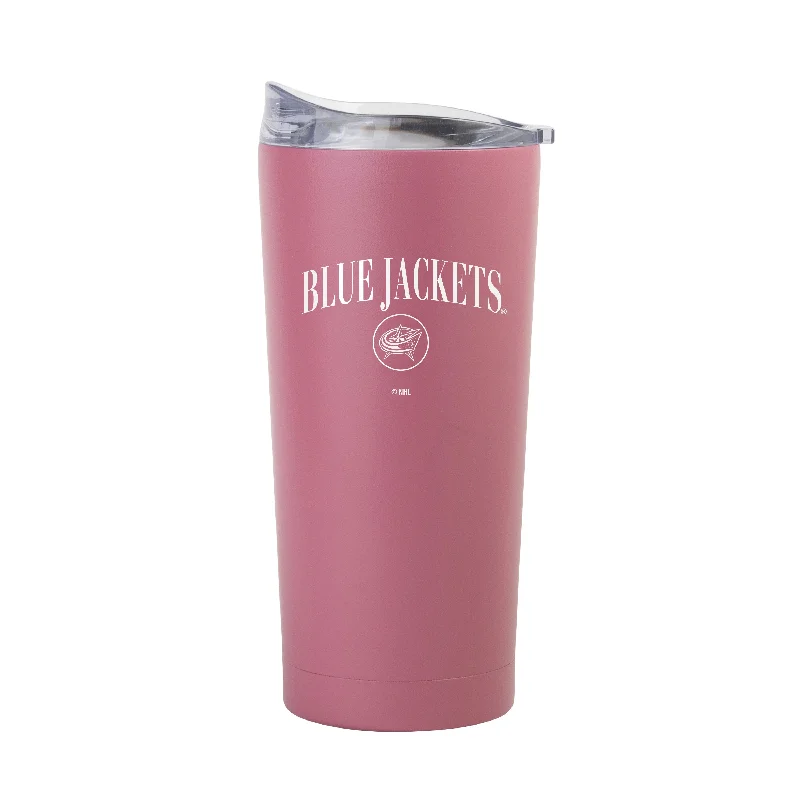 Team Mug With Engraved Name-Columbus Blue Jackets 20oz Cinch Berry Powder Coat Tumbler