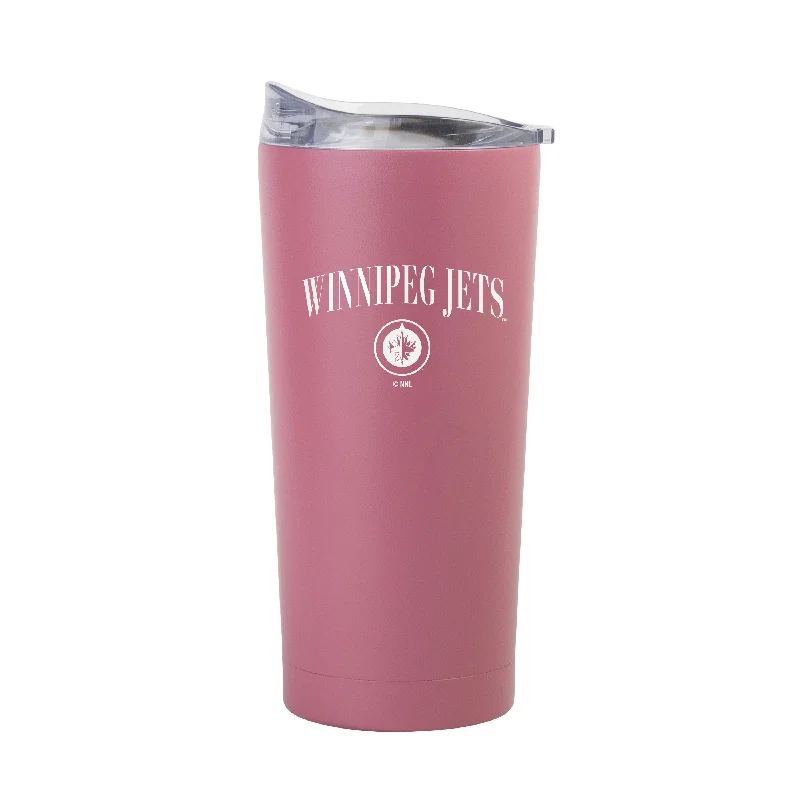 Team Mug For Personal Use-Winnipeg Jets 20oz Cinch Berry Powder Coat Tumbler