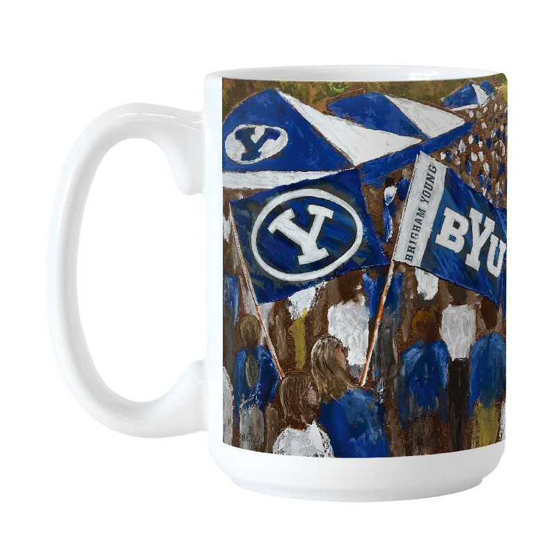 Team Mug Durable-Brigham Young 15oz Collector Sublimated Mug