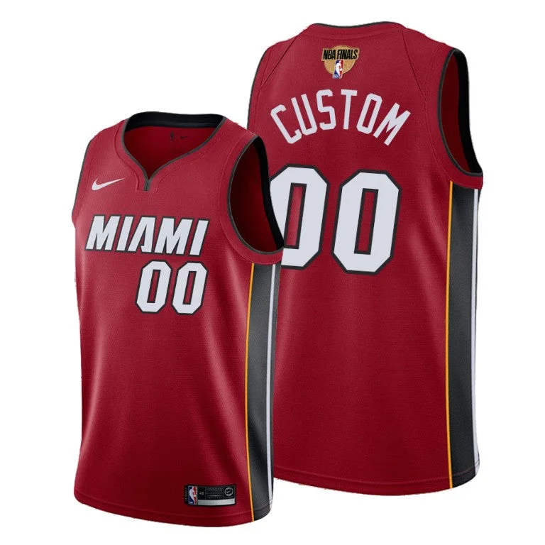 Basketball Jersey Training Gear-Men's Miami Heat Active Player 2020 Red Finals Bound Statement Edition Stitched Basketball Jersey