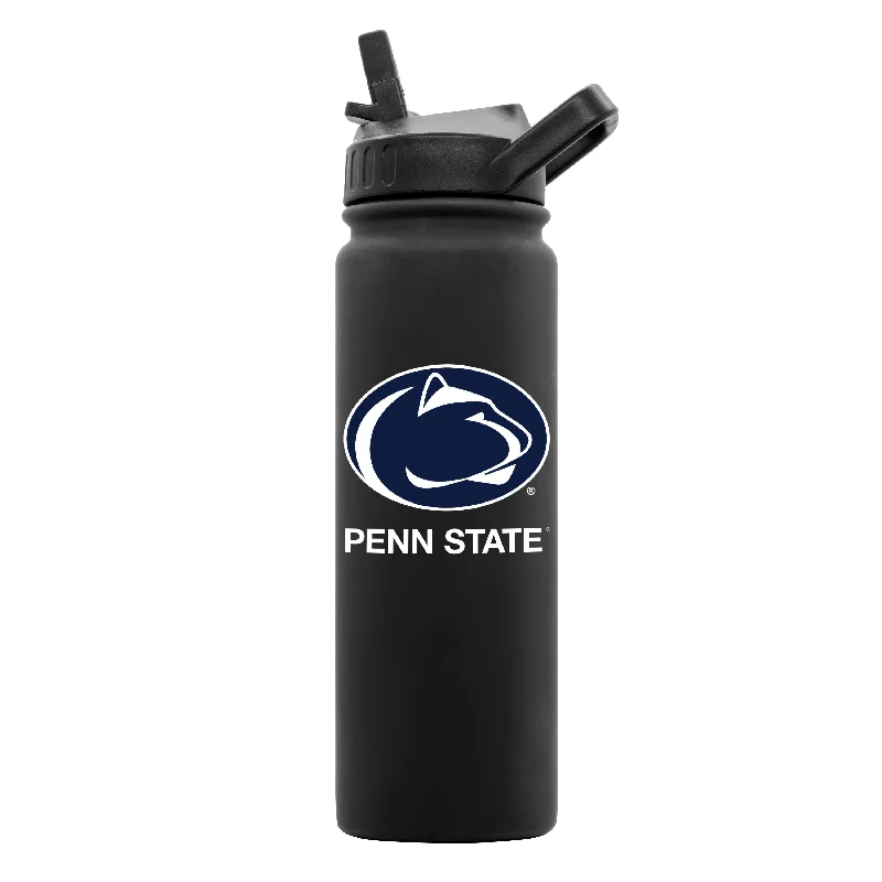 Team Mug Custom Quote-Penn State 24oz Black Soft Touch Dbl Wall Btl