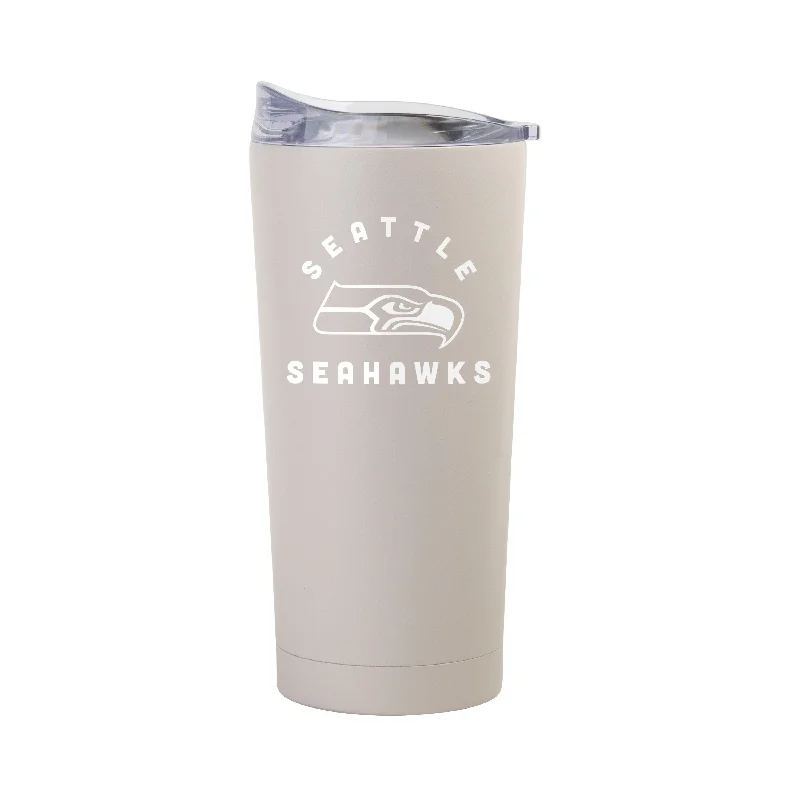 Team Mug For Mother’s Day-Seattle Seahawks 20oz Archway Sand Powder Coat Tumbler