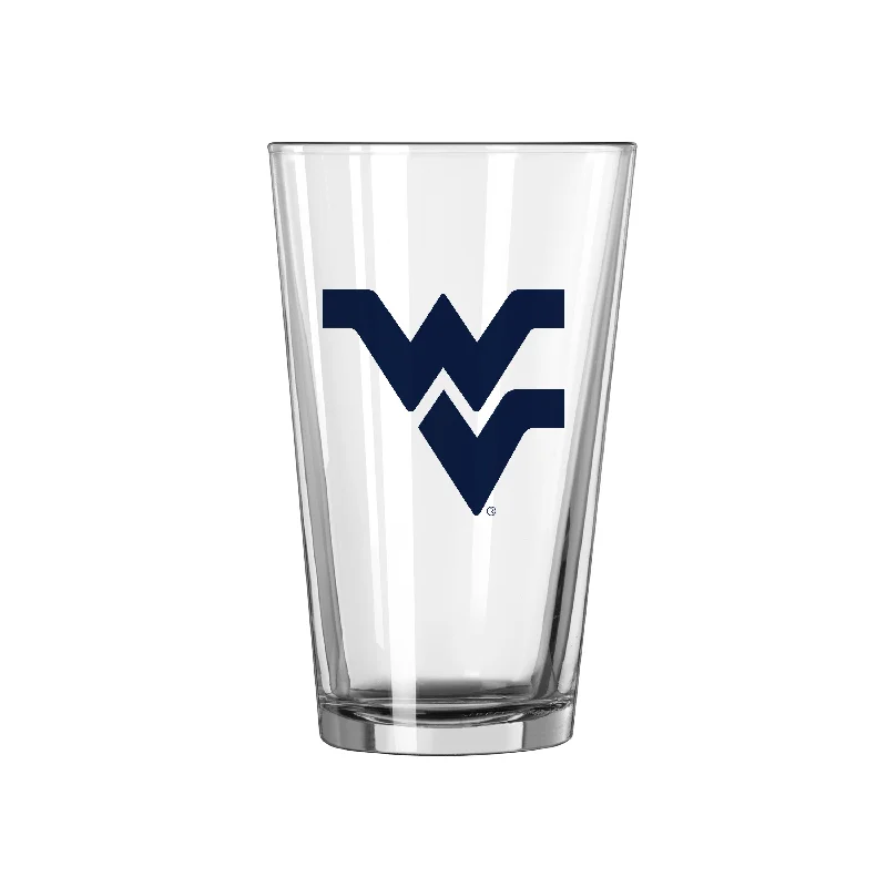 Team Mug Handmade-West Virginia 16oz Mountaineers Pint Glass