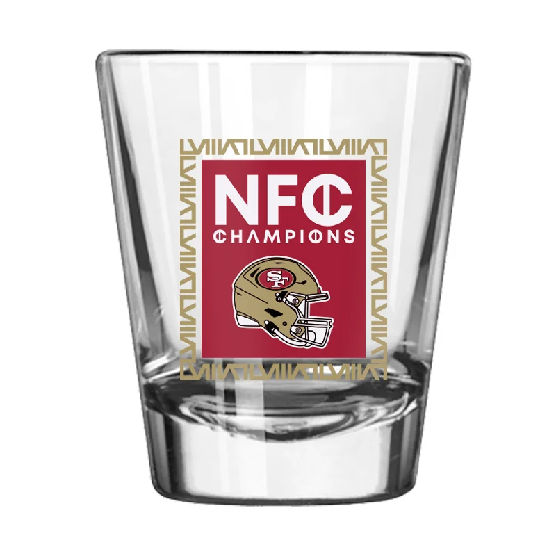 Team Mug Large Size-San Francisco 49ers 2oz NFC Conference Champs Shot Glass