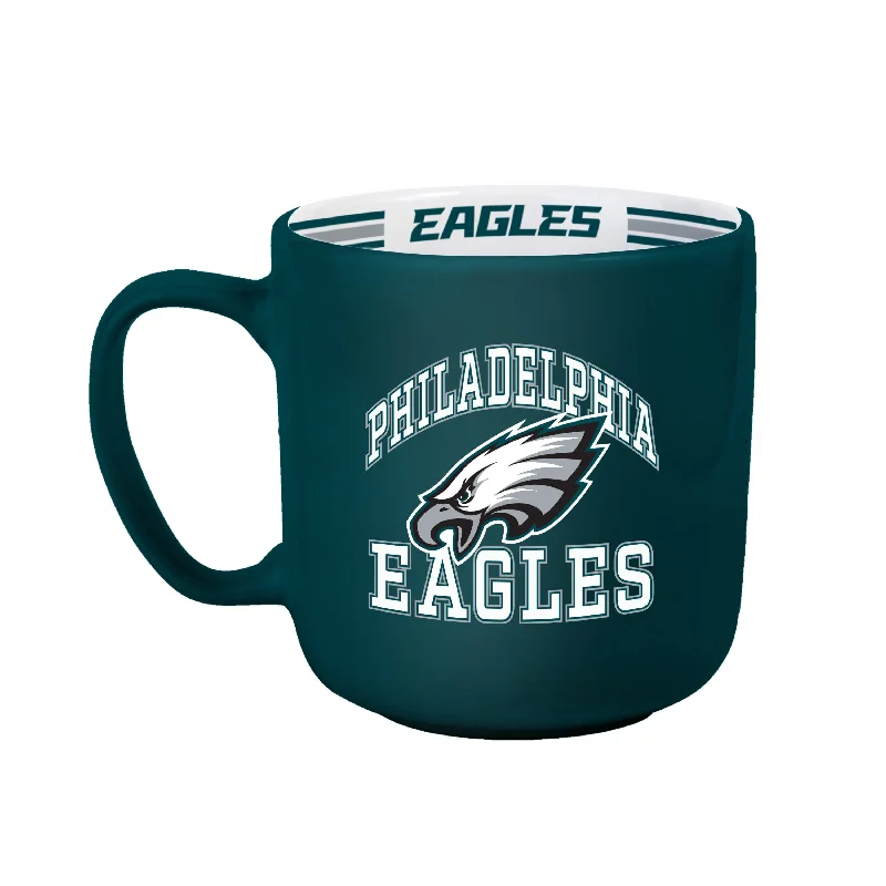 Team Mug For Office Desk-Philadelphia Eagles 15oz Stripe Mug