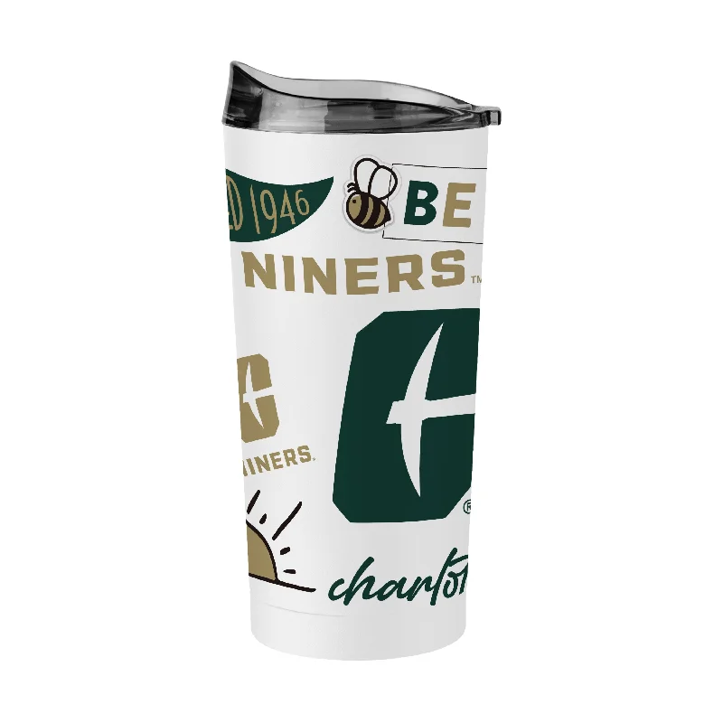 Team Mug For Companies-North Carolina Charlotte 20oz Native Powder Coat Tumbler